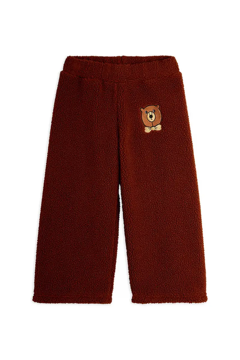 pantaloni tuta bambino/a Bear colore marrone con applicazione 25710125 miniatura 2
