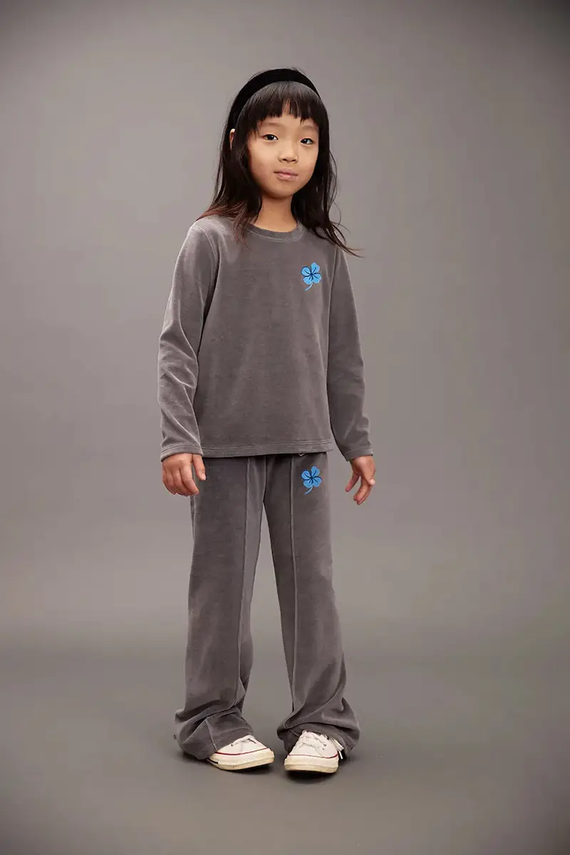 pantaloni tuta bambino/a Clover colore grigio 25730125