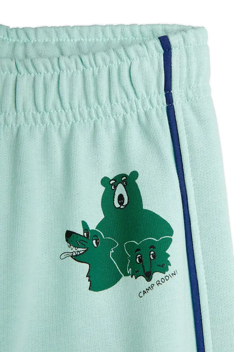 pantaloni tuta in cotone bambino/a Camp Rodini colore turchese 2563010160 miniatura 3