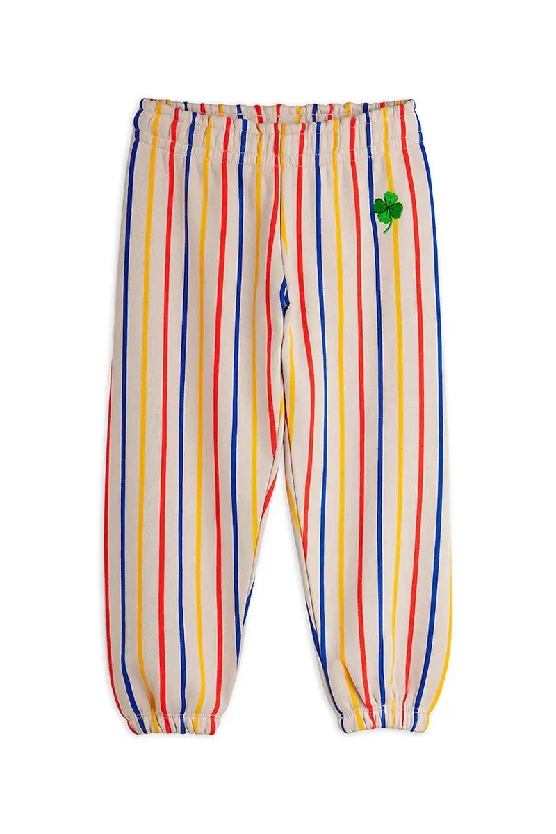 pantaloni tuta in cotone bambino/a Clover colore grigio 25730132 miniatura 2