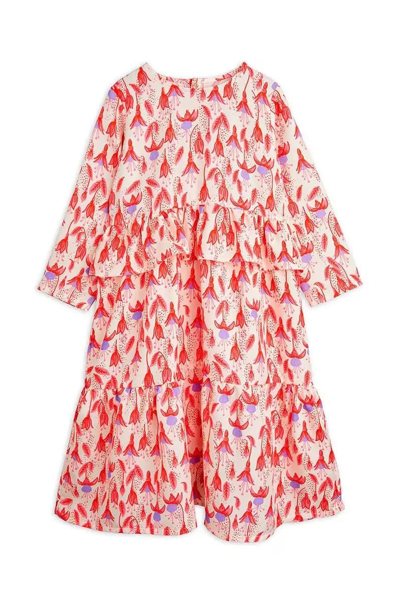 vestito bambina Fuchsia Rosa miniatura 2