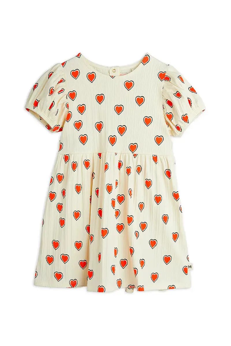 vestito bambina Outlined hearts colore beige 2565010211