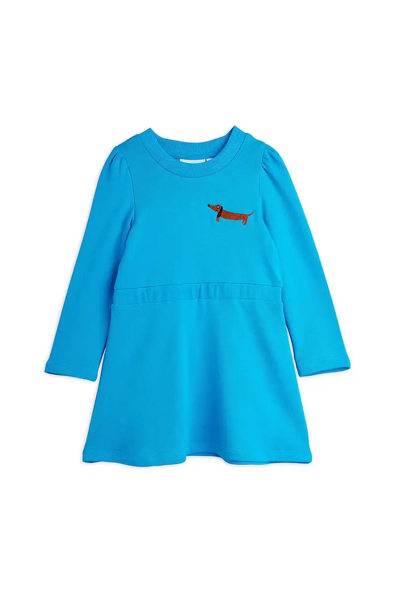 vestito di cotone bambina Dog colore blu 11000314 miniatura 2