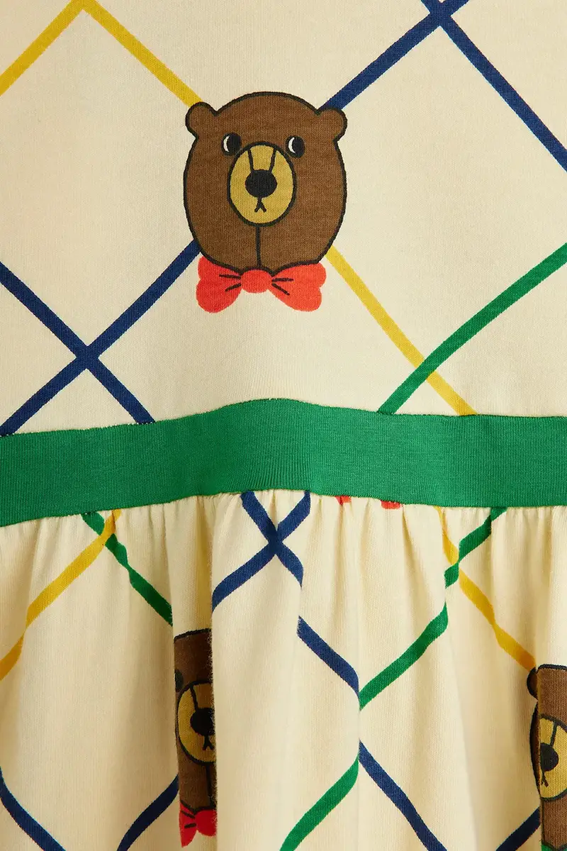 vestito di cotone per bambini Bear colore beige 25750127 miniatura 4