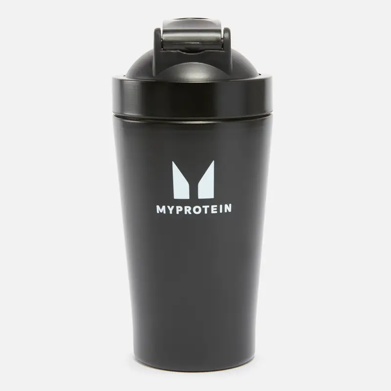 Mini shaker in metallo riciclato Myprotein - Nero