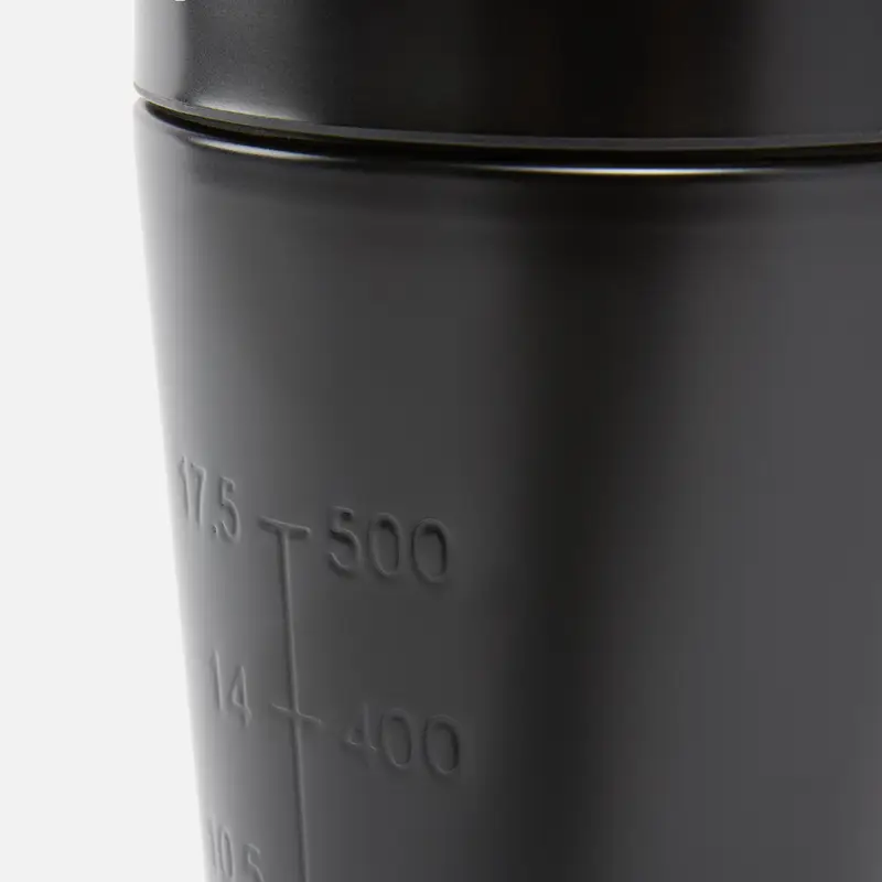 Mini shaker in metallo riciclato Myprotein - Nero miniatura 2