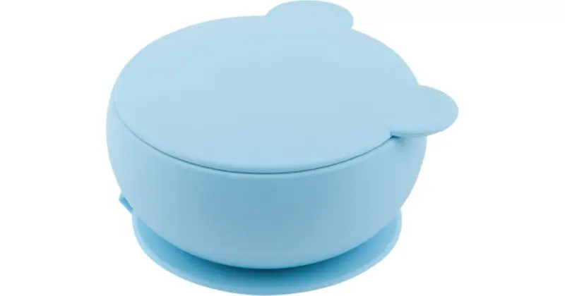 Bowl Blue ciotola in silicone con ventosa