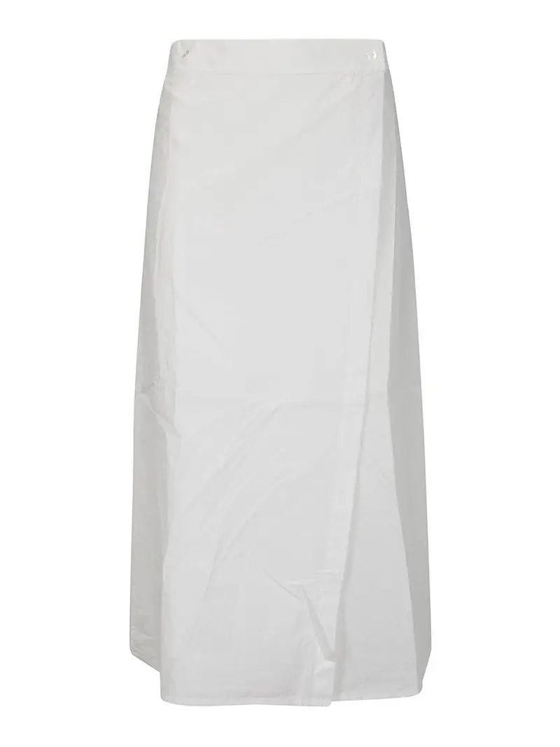 Gonna midi in leggero Beige