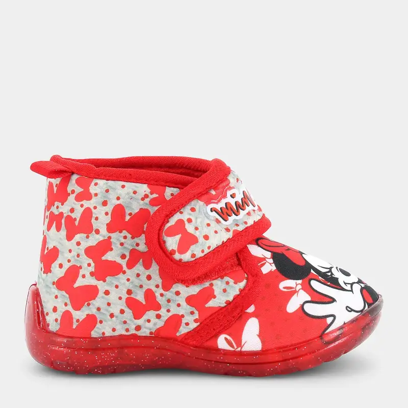 Ciabatte Minnie da Bambina, rosso