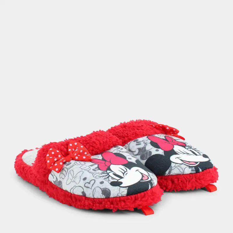 Ciabatte Minnie da Bambina, rosso miniatura 2