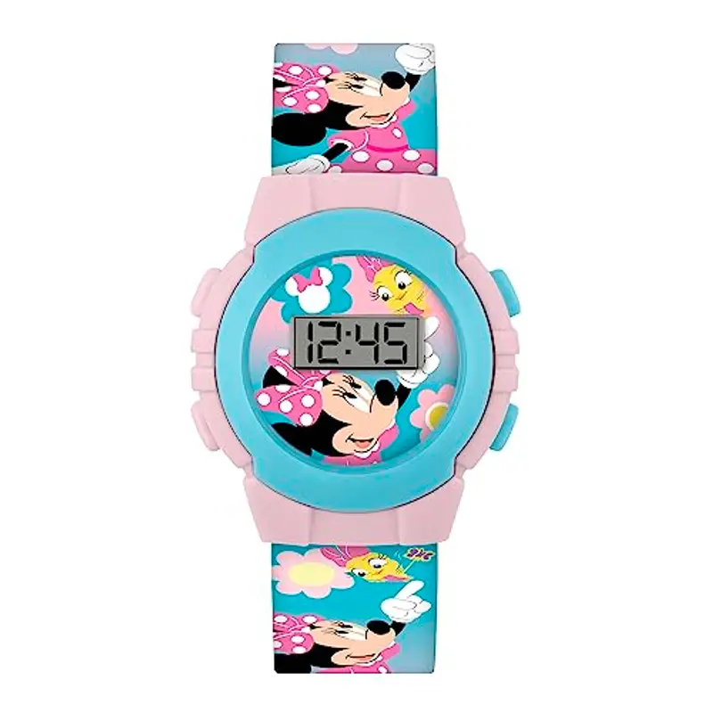 Minnie Disney Mouse Orologio Digitale Multicolore MN4443, multicolore, Cinturino