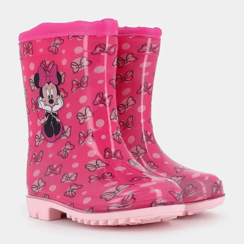 Pioggia-neve-Scarpe Minnie da Bambina, rosa miniatura 2