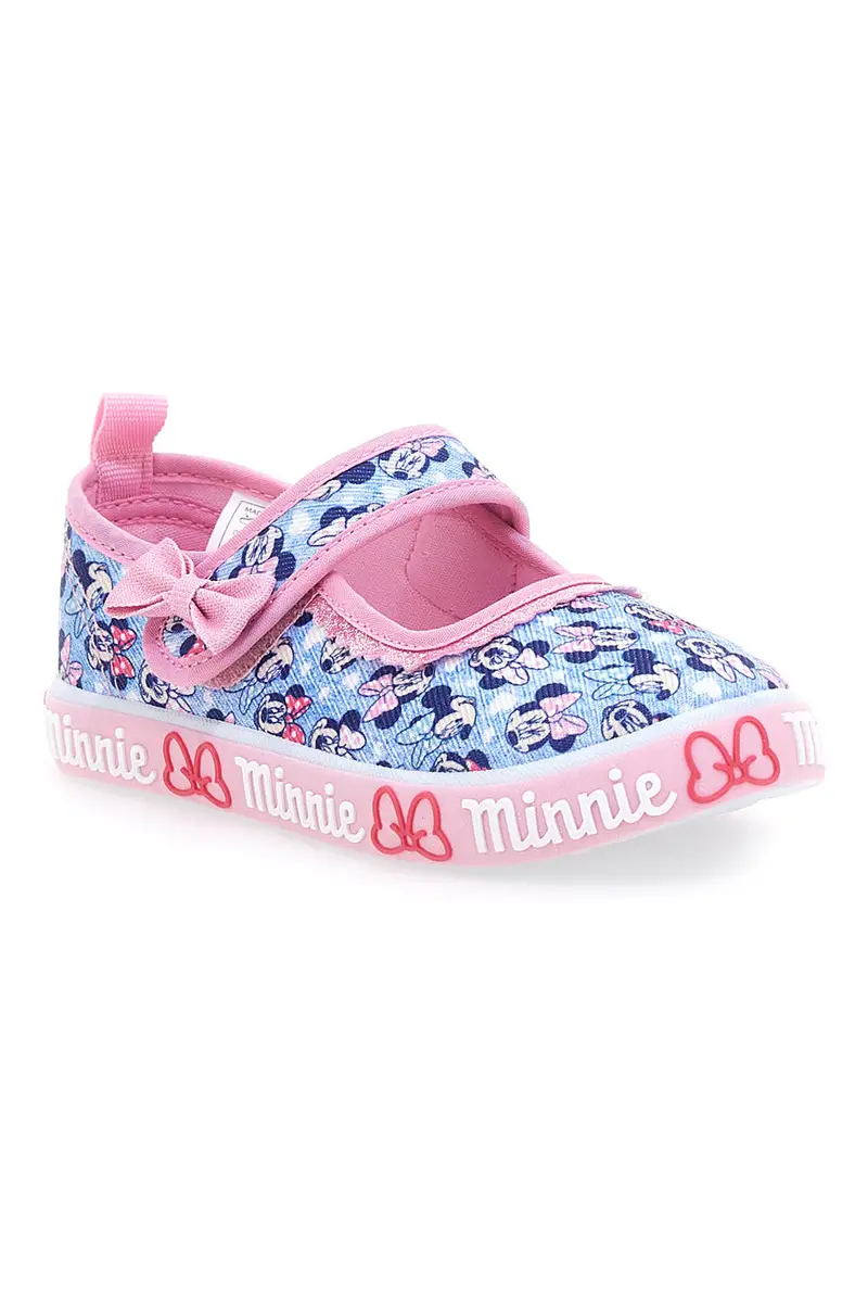 Sandali Rosa E Azzurri con Fiocco e Velcro MINNIE D3010680T [ROSA] miniatura 2