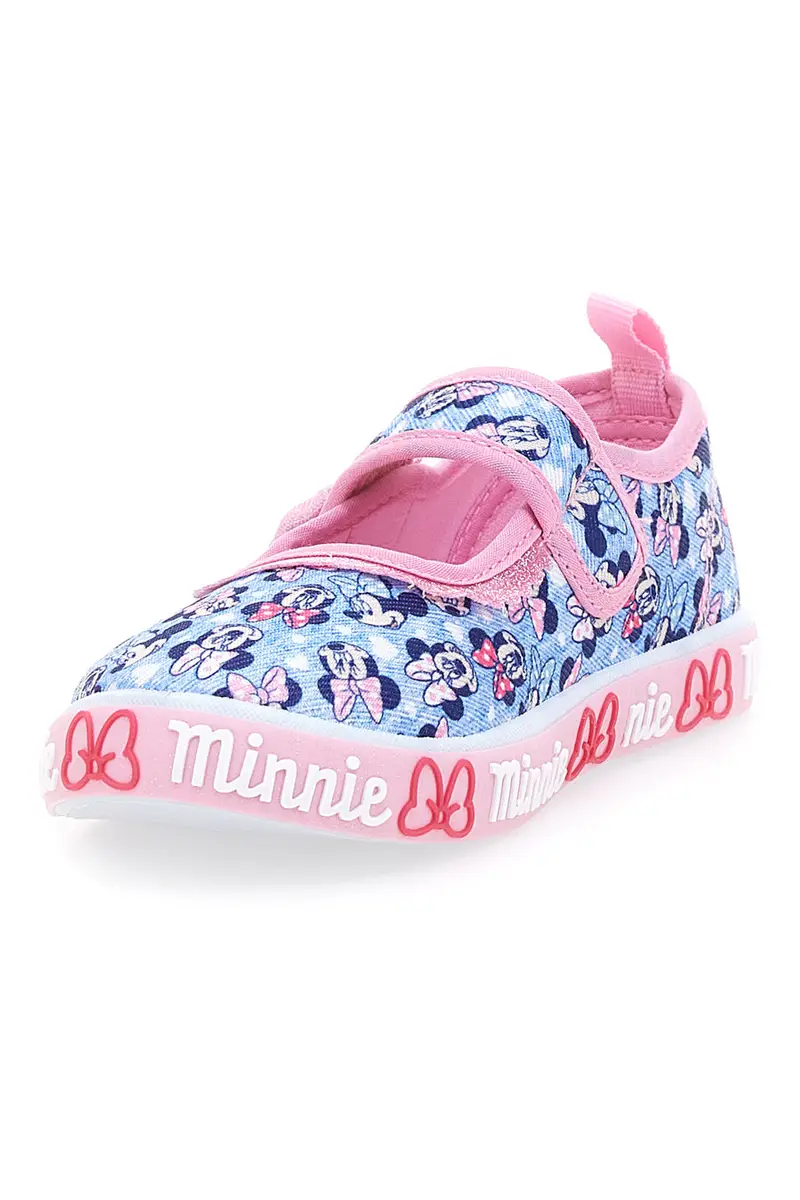Sandali Rosa E Azzurri con Fiocco e Velcro MINNIE D3010680T [ROSA] miniatura 3