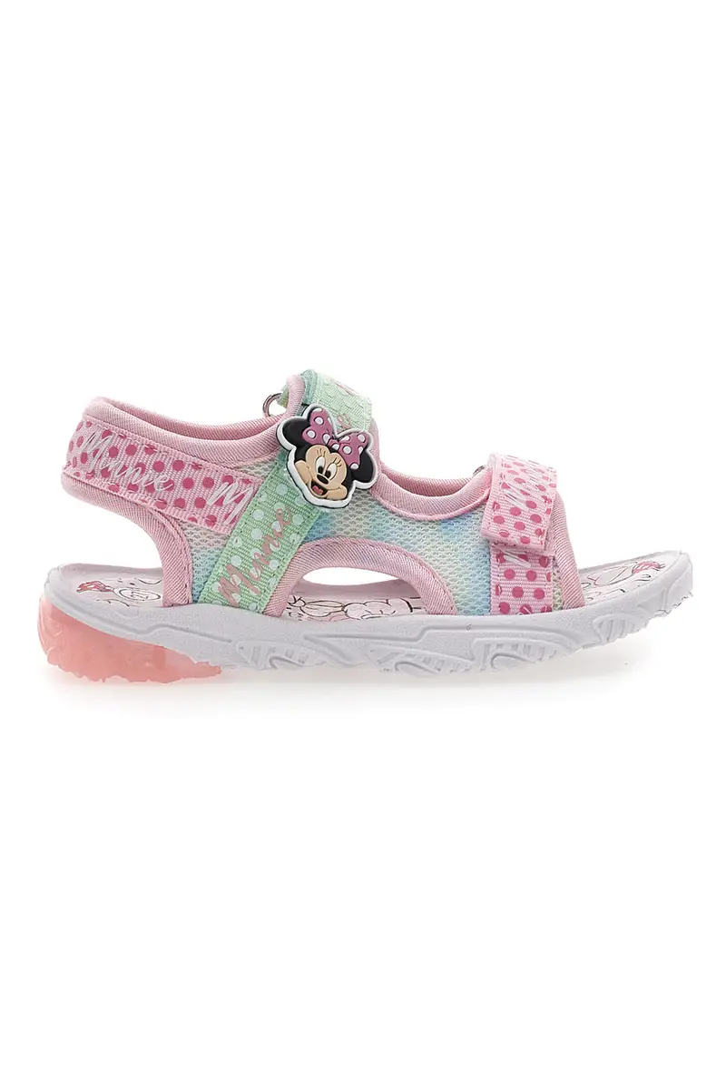 Sandali Rosa e Bianchi con Luci Minnie D3010682T [ROSA]