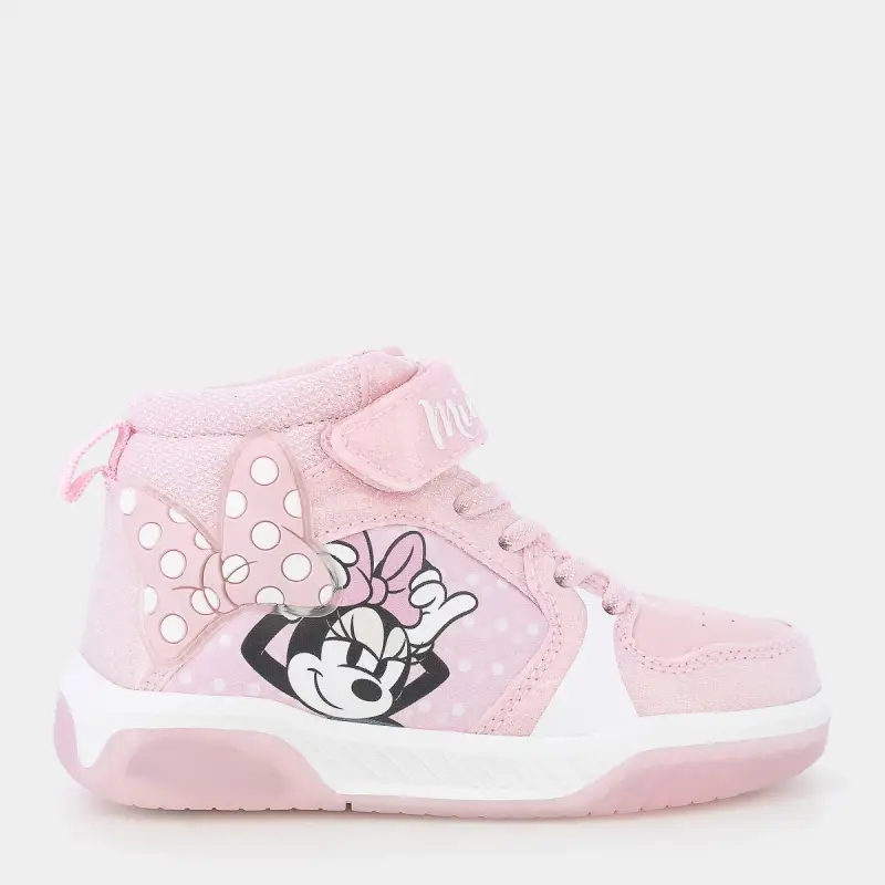 Minnie Sneakers da Bambina Rosa in Materiale Sintetico