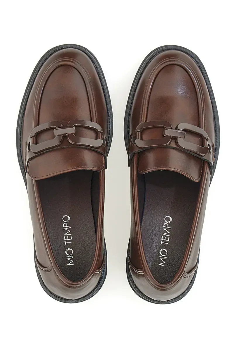 Mocassini Con Tacco Mio Tempo 370 Marroni [MARRONE] miniatura 5