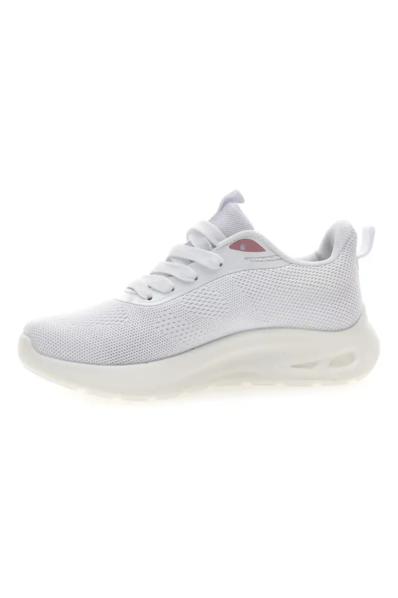Sneakers da donna bianco in tessuto traspirante Mio tempo TF2593 [BIANCO] miniatura 4