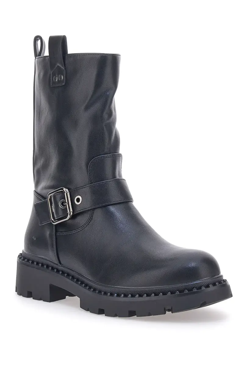 Stivaletti Biker Neri First Lady 372 [NERO] miniatura 2