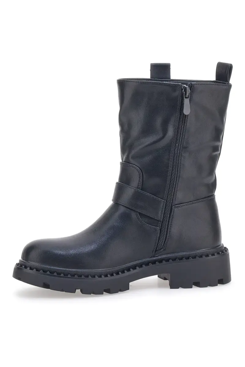 Stivaletti Biker Neri First Lady 372 [NERO] miniatura 4