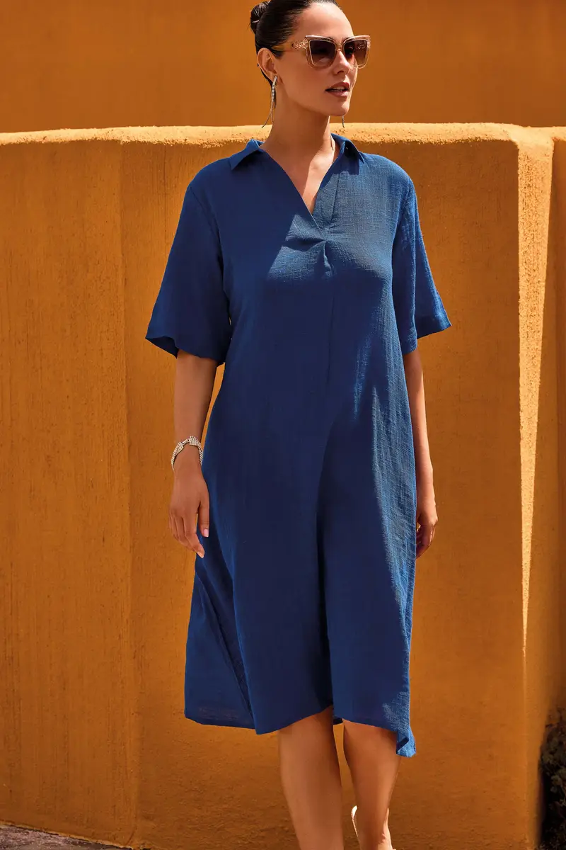 ABITO LUNGO CORINNE | Colore Blu |