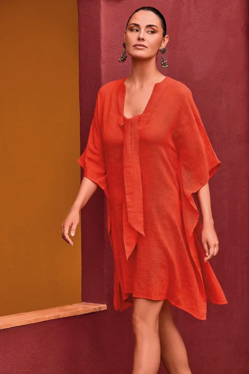 CAFTANO CORINNE | Colore Arancione |