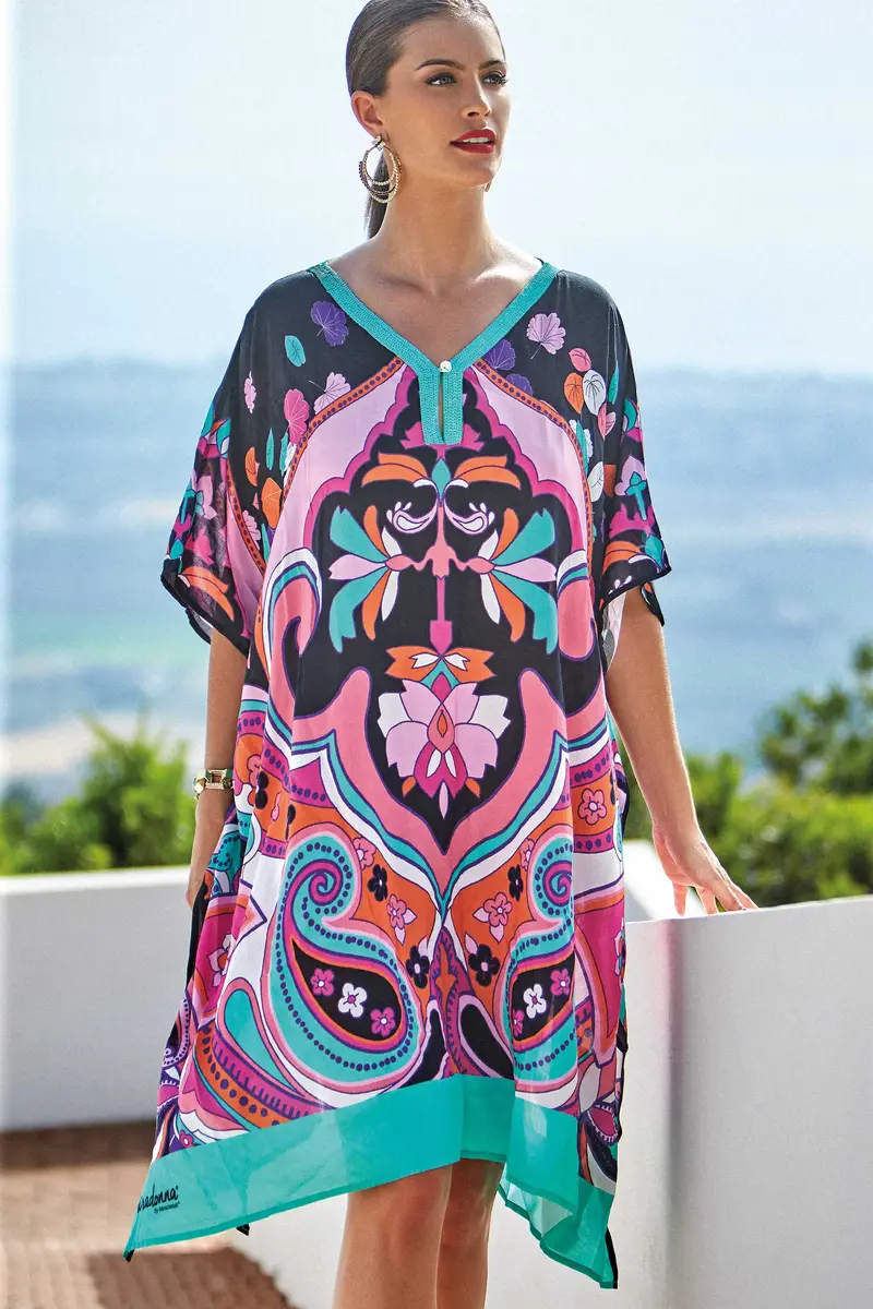 PONCHO MULTICOLOR MAIOLICA | Colore Multi |