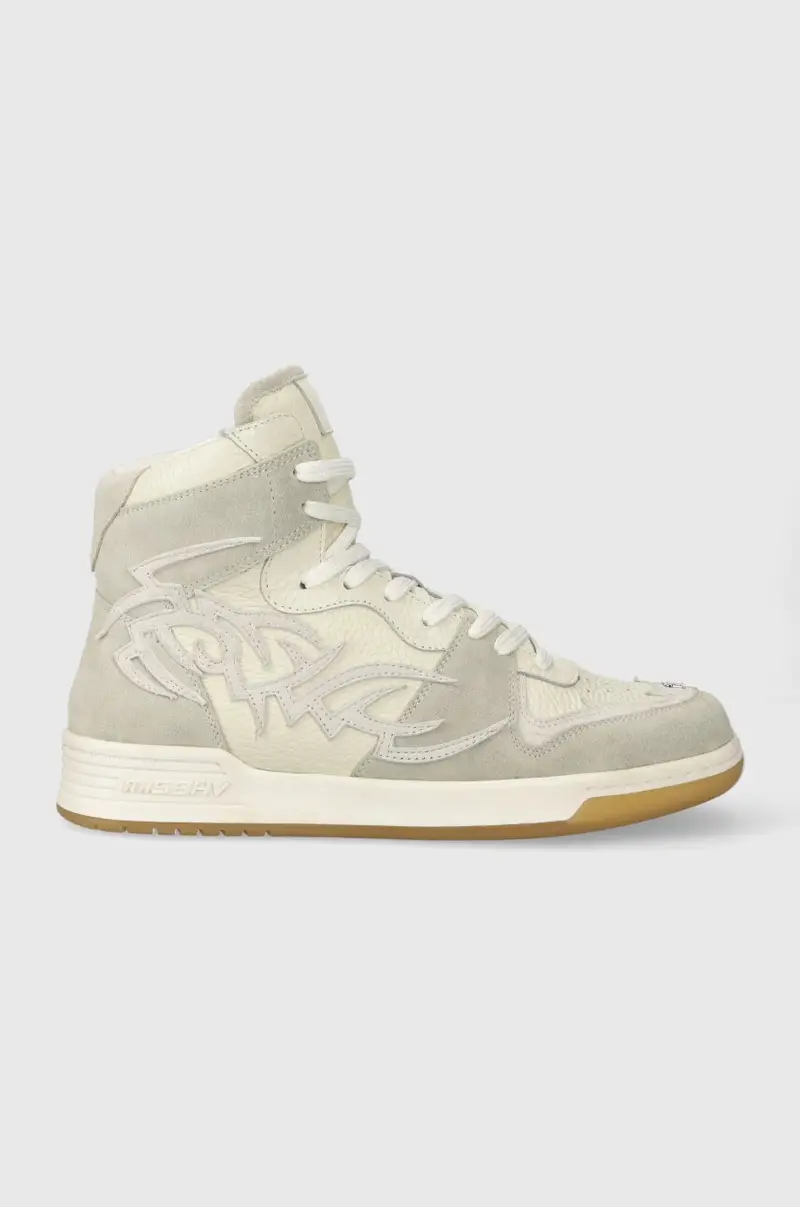 sneakers in pelle Court 3022BW411 Bianco