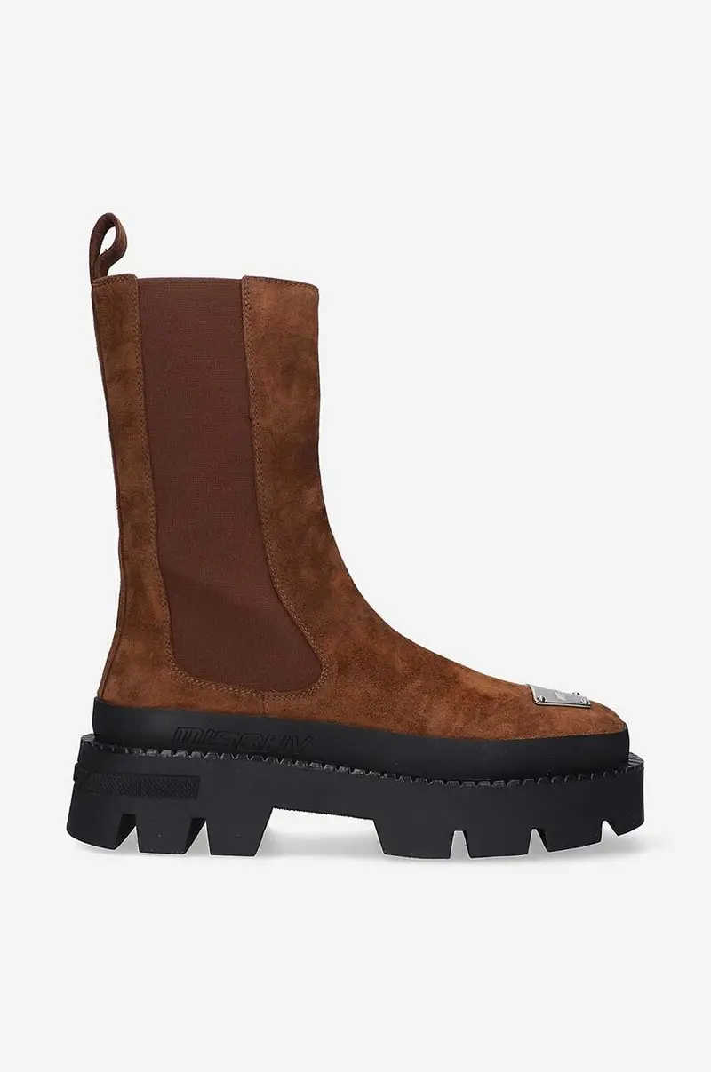 MISBHV Stivaletti Chelsea Donna Marrone 2250525