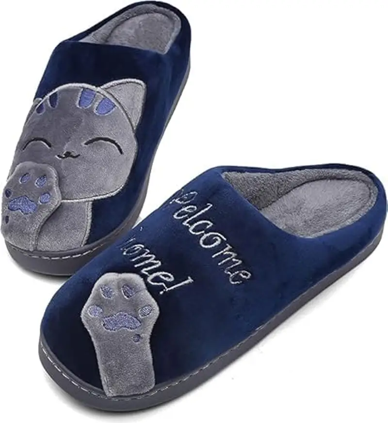 Mishansha Pantofole Uomo Blu 2459060