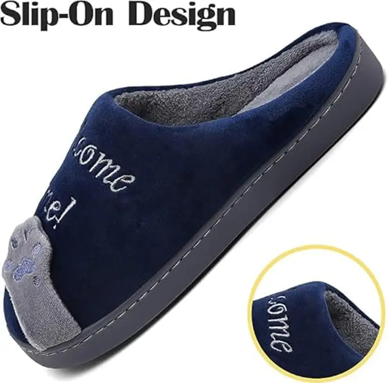 Mishansha Pantofole Donna Blu 2459060 miniatura 3