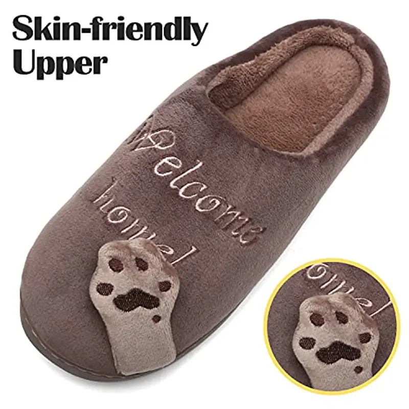 Mishansha Pantofole Donna Marrone 2459063 miniatura 2