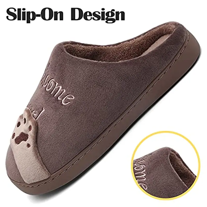 Mishansha Pantofole Donna Marrone 2459063 miniatura 3