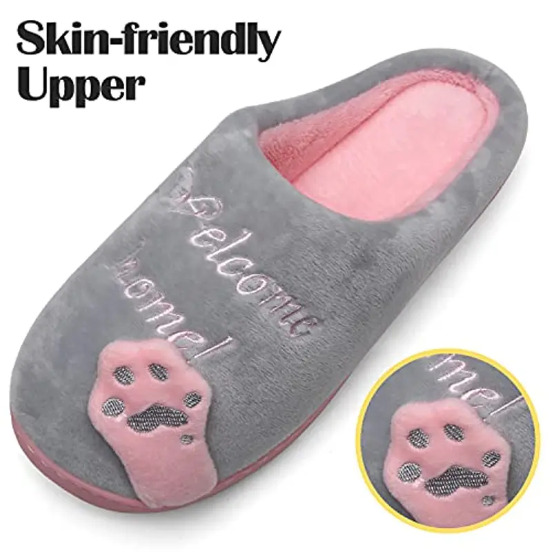 Mishansha Pantofole Donna Grigio 2459058 miniatura 2