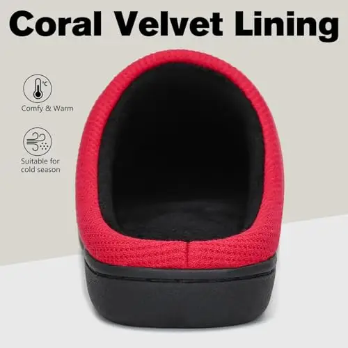 Mishansha Pantofole Donna Rosso 3452150 miniatura 3