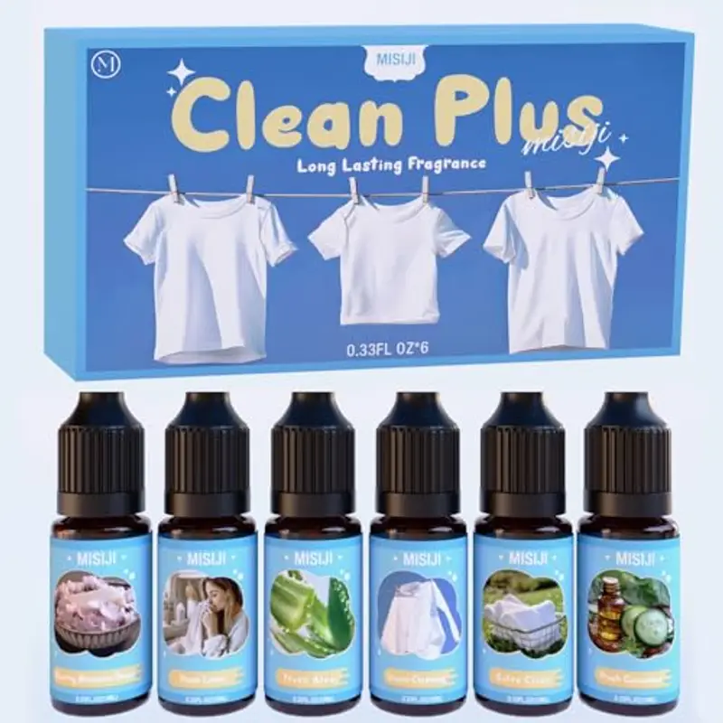 MISIJI Set di oli essenziali per diffusori,Aromaterapia Umidificatori Candele Fai da Te,Savon de cerisier,Cucurbitacine