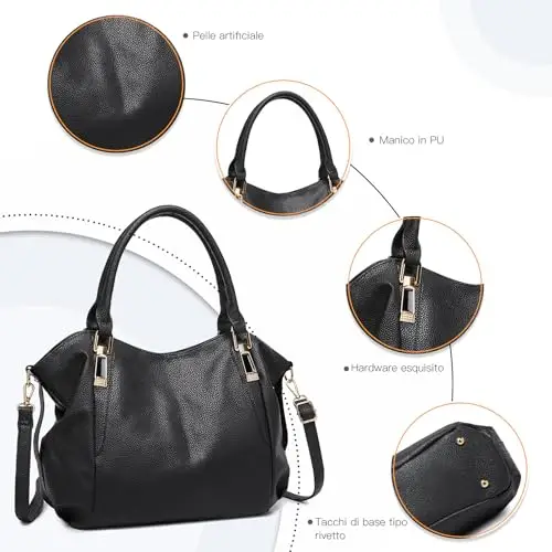 Miss Lulu Borsa a mano Donna Multicolore 3431446 miniatura 2