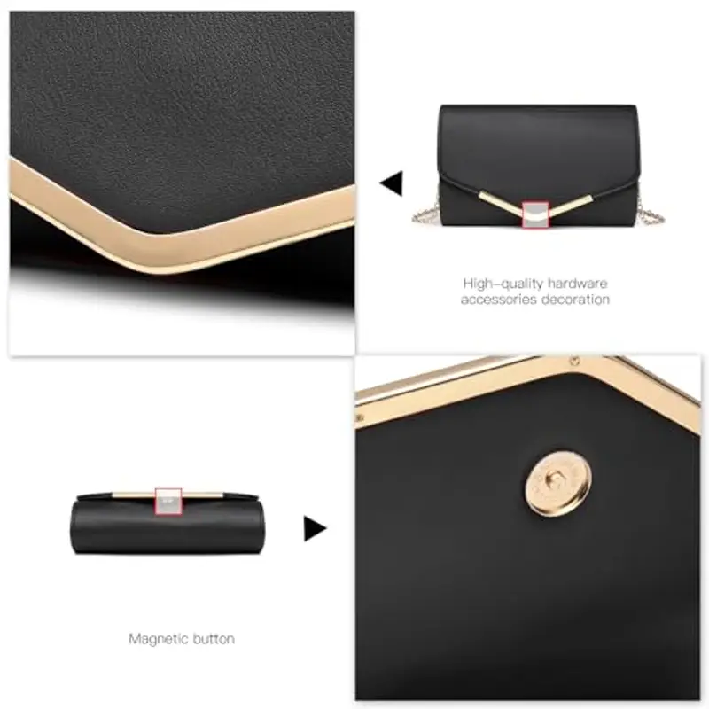 Miss Lulu Pochette Donna Oro 1958153 miniatura 3