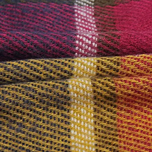 Miss Lulu Sciarpa Invernale Donna, Sciarpe e Scialli Donna in Tartan, Avvolgente e Calda, Morbida come il Cashmere miniatura 2