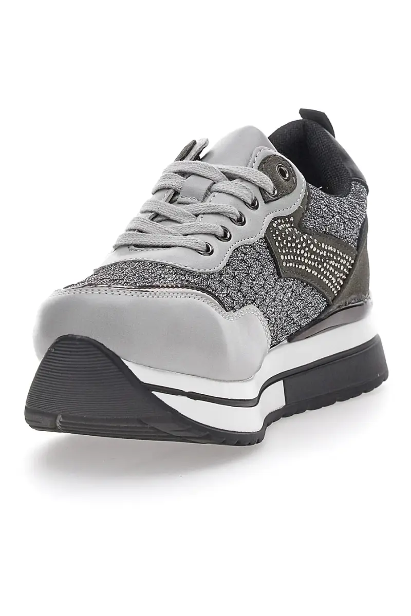 Sneakers Grigie Con Platform Miss Pappalea 23011 [GRIGIO] miniatura 3