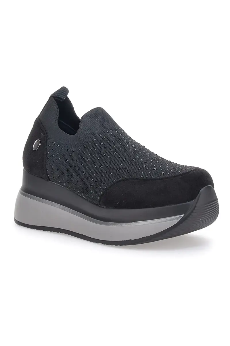 Sneakers Socks Nere Miss Pappalea 233 [ANTRACITE] miniatura 2