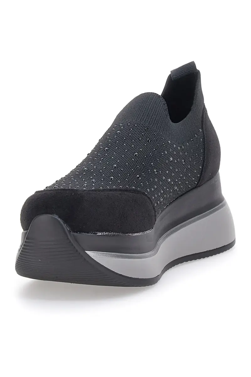 Sneakers Socks Nere Miss Pappalea 233 [ANTRACITE] miniatura 3