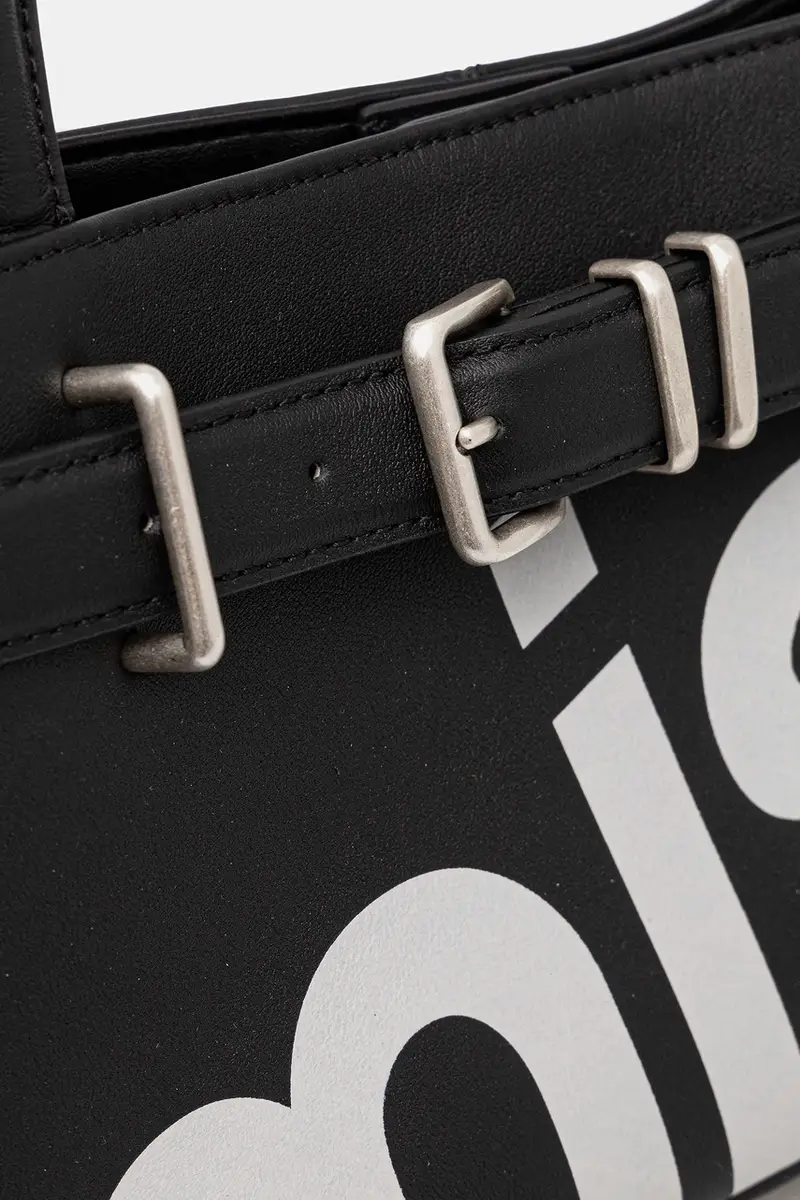 borsa in pelle scamosciata colore marrone 6S3GJ81600 Nero miniatura 4