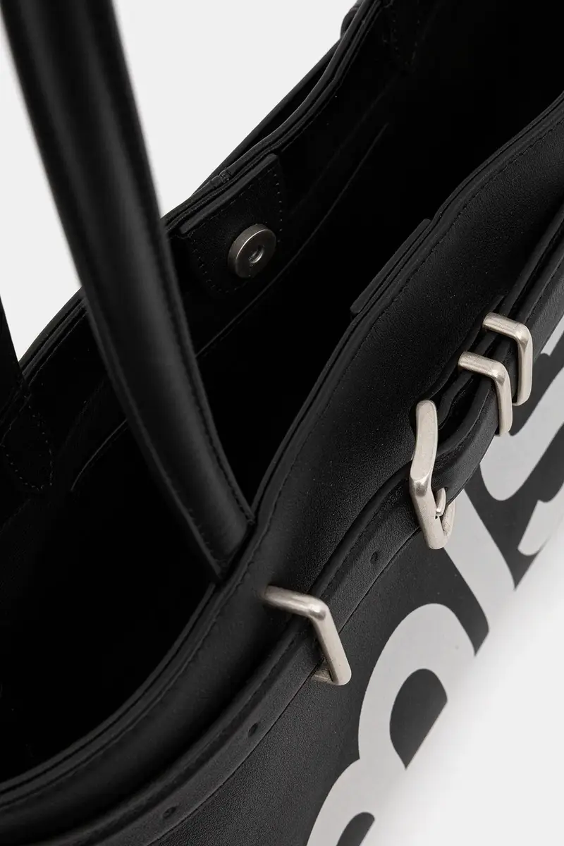 borsa in pelle scamosciata colore marrone 6S3GJ81600 Nero miniatura 5