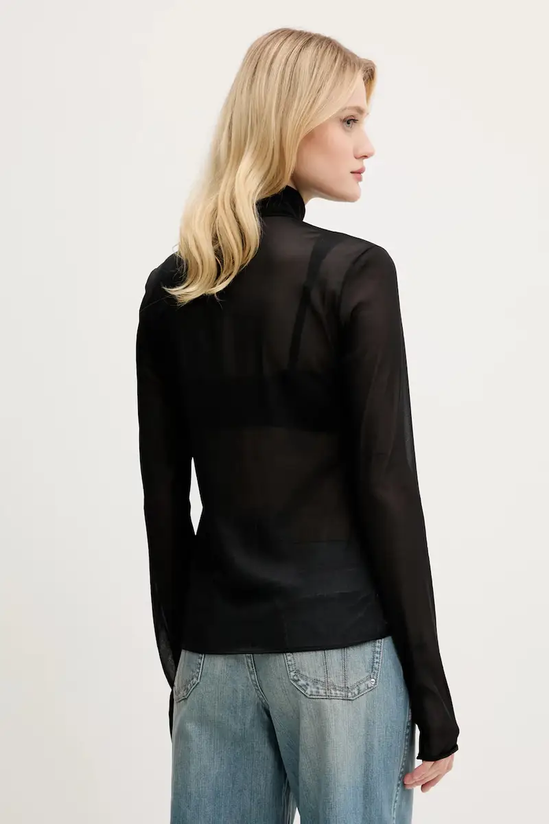 camicetta donna colore nero 6S1SJ3740J miniatura 3