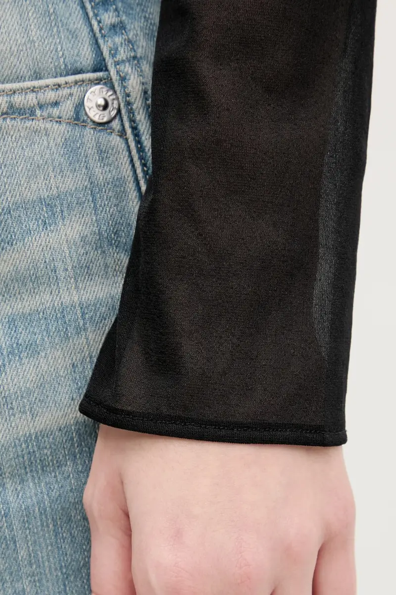 camicetta donna colore nero 6S1SJ3740J miniatura 5