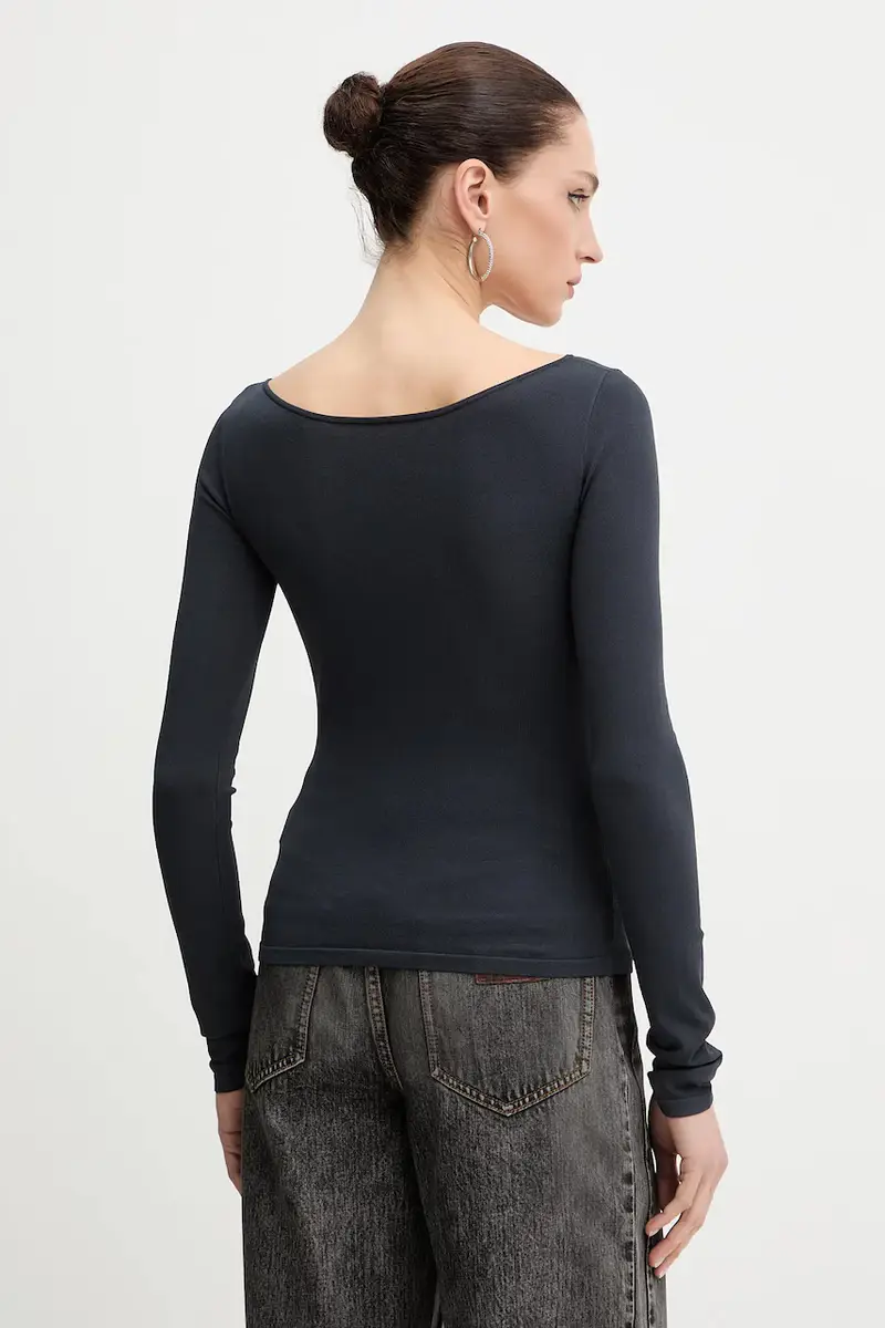 camicia a maniche lunghe Grigio miniatura 3