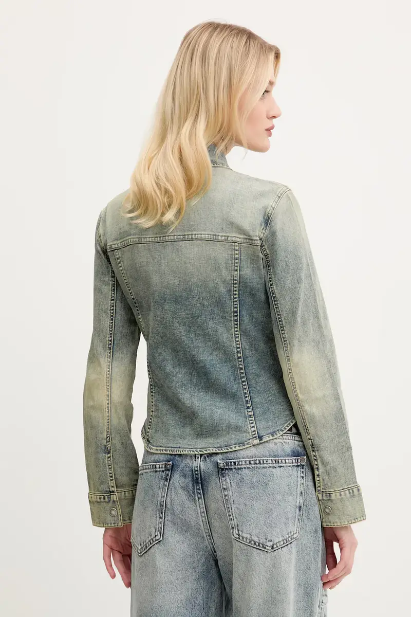 camicia donna colore blu 6S1XJ49600 miniatura 3