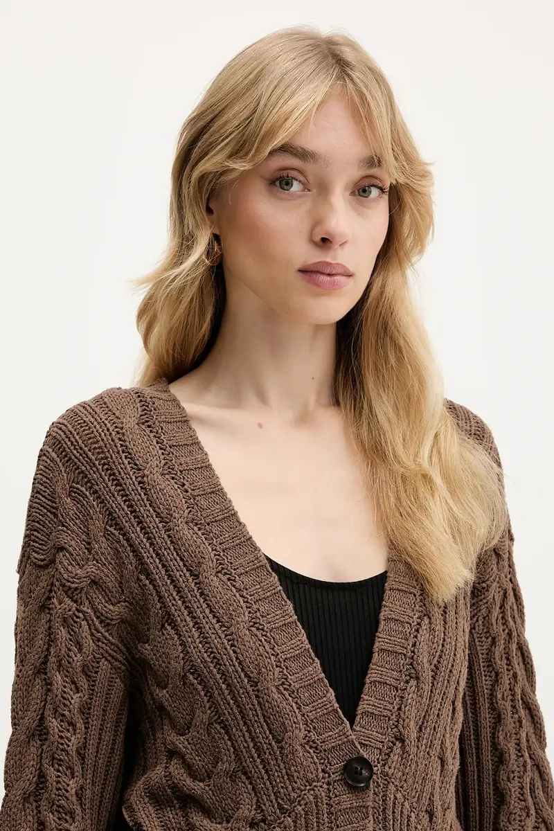 Miss Sixty Cardigan Donna Marrone 3619754 miniatura 4