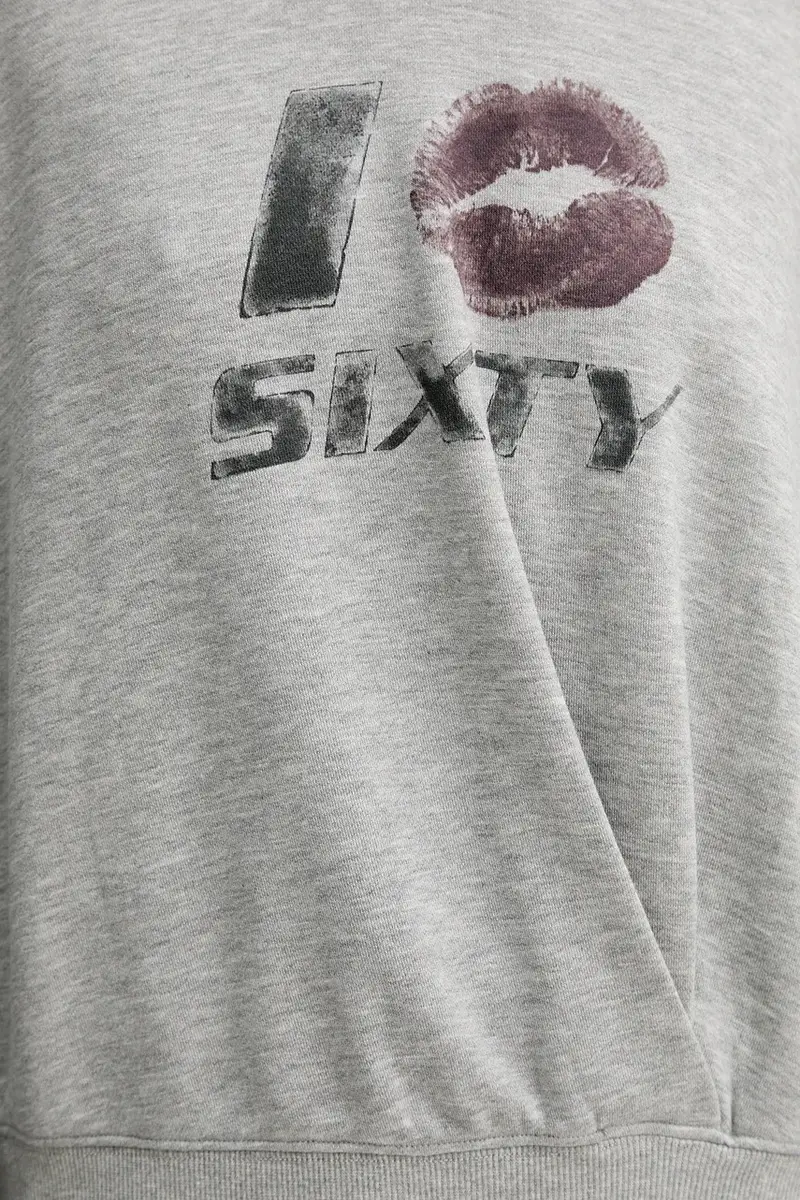 felpa in misto lana donna colore grigio 6S3TJ59000 miniatura 5